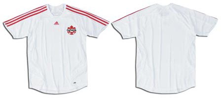 07女足世界杯加拿大女足主场球衣
