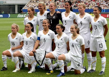 07女足世界杯新西兰女足主场球衣