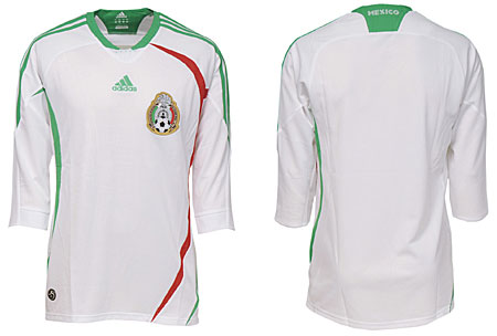 墨西哥08-09赛季客场球衣