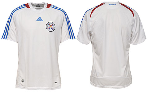 巴拉圭08-09赛季客场球衣
