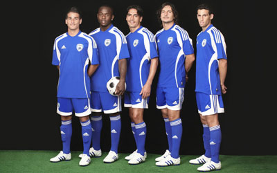 以色列08-09赛季adidas主场球衣