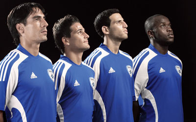 以色列08-09赛季adidas主场球衣