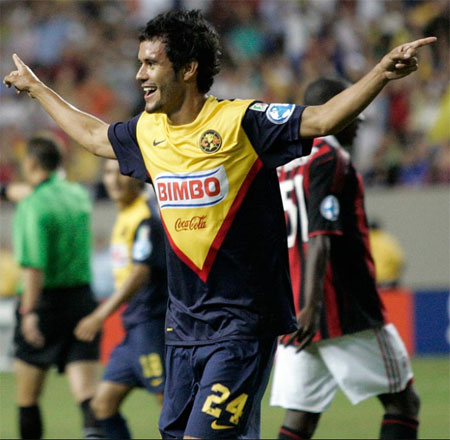墨西哥美洲2009赛季主客场球衣