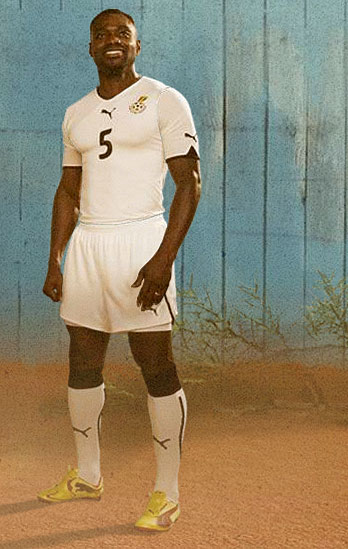 加纳国家队10-12赛季主客场球衣 © kitstown.com 球衫堂