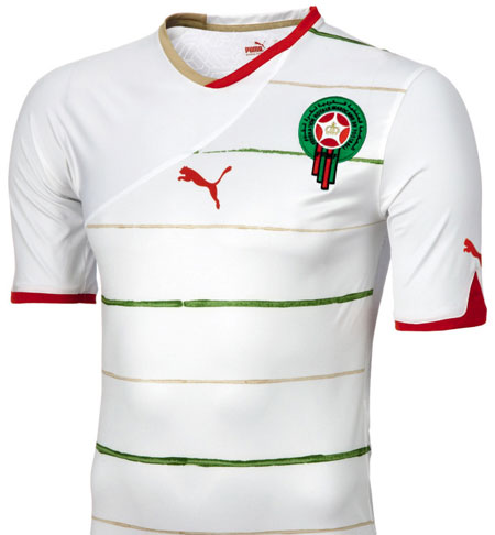 摩洛哥国家队10-12赛季主客场球衣 © kitstown.com 球衫堂