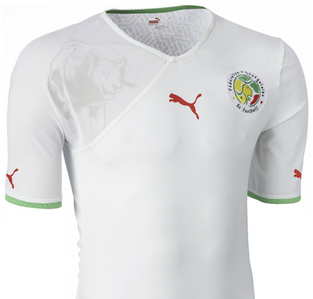塞内加尔国家队10-12赛季主客场球衣 © kitstown.com 球衫堂