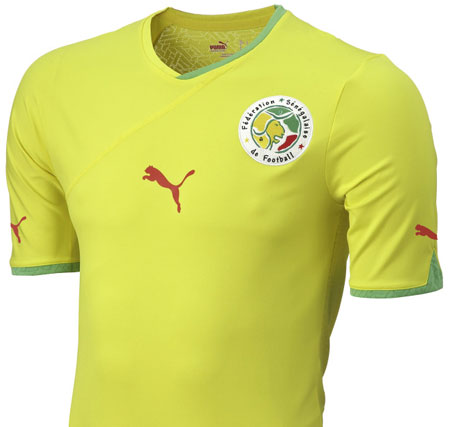 塞内加尔国家队10-12赛季主客场球衣 © kitstown.com 球衫堂