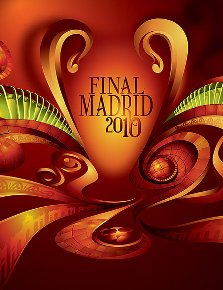 Final Madrid 2010—欧洲冠军联赛决赛徽标 © kitstown.com 球衫堂