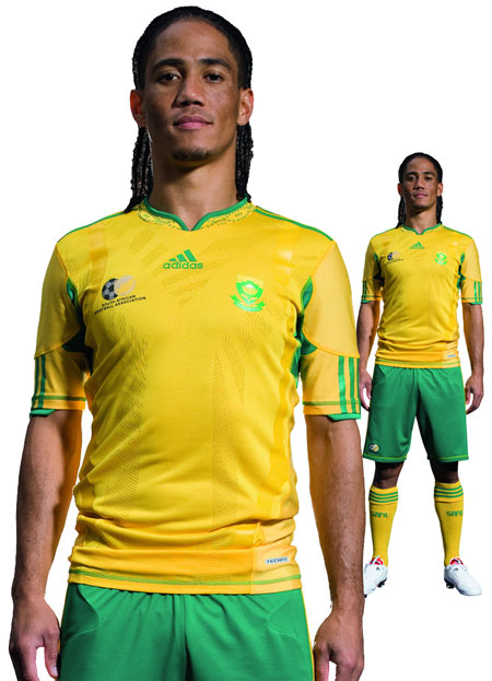 南非国家队2010世界杯主场球衣 © kitstown.com 球衫堂