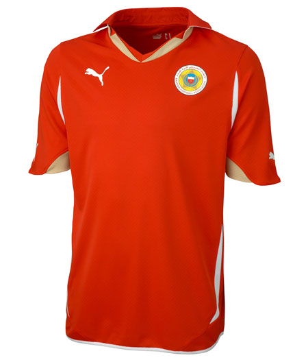 巴林国家队2010-11赛季主客场球衣 © kitstown.com 球衫堂
