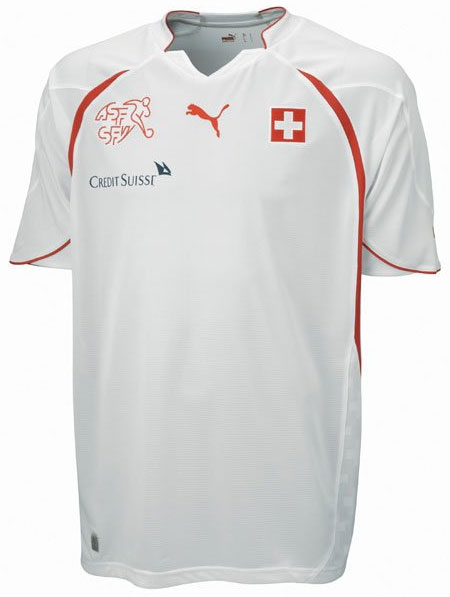 瑞士国家队2010世界杯新款主客场球衣 © kitstown.com 球衫堂