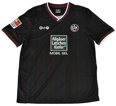 凯泽斯劳滕新队徽及2010-11赛季主客场球衣 © kitstown.com 球衫堂