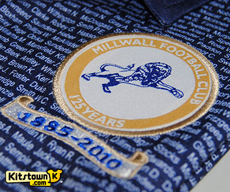 米尔沃尔俱乐部125周年限量版纪念球衣 © kitstown.com 球衫堂