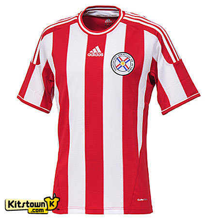 巴拉圭国家队2011-13赛季主场球衣 © kitstown.com 球衫堂
