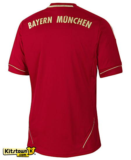 拜仁慕尼黑2011-12赛季主场球衣 © kitstown.com 球衫堂