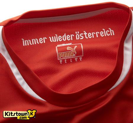 奥地利国家队2012-13赛季主场球衣 © kitstown.com 球衫堂