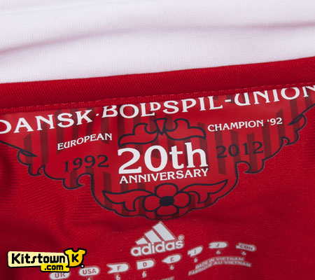 丹麦国家队2012-13赛季主场球衣 © kitstown.com 球衫堂