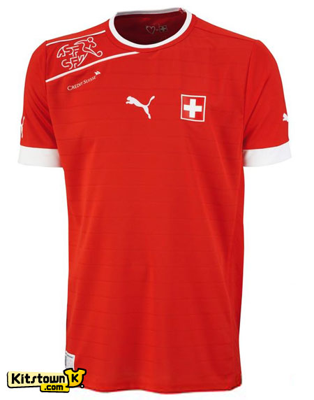 瑞士国家队2012-13赛季主场球衣 © kitstown.com 球衫堂