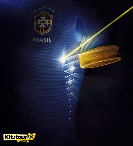 巴西国家队2012-13赛季客场球衣 © kitstown.com 球衫堂