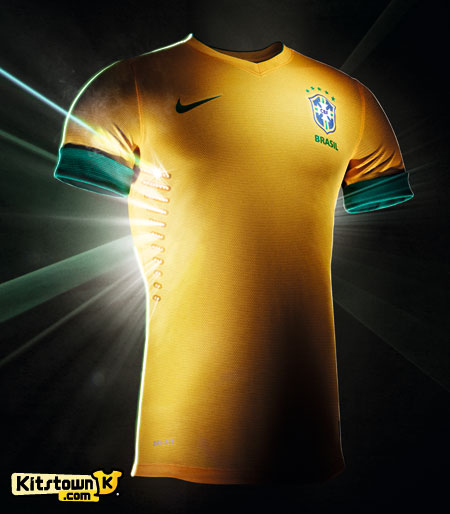 巴西国家队2012-13赛季主场球衣 © kitstown.com 球衫堂