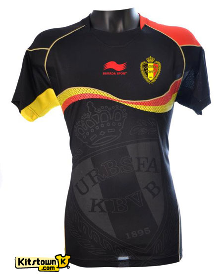 比利时国家队2012-13赛季主客场球衣 © kitstown.com 球衫堂
