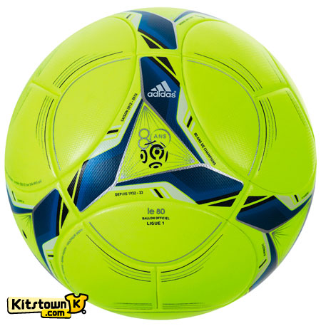 法甲联赛2012-13赛季黄色比赛用球 © kitstown.com 球衫堂