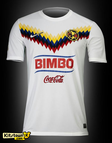墨西哥美洲2013赛季第二客场球衣 © kitstown.com 球衫堂