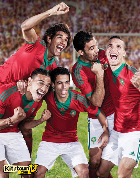 摩洛哥国家队2013非洲杯主场球衣 © kitstown.com 球衫堂