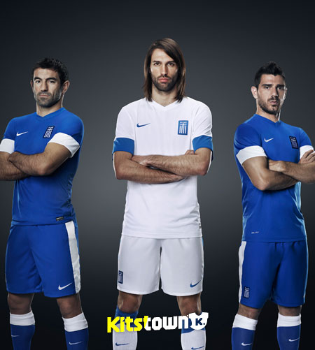 希腊国家队2013-14赛季主客场球衣 © kitstown.com 球衫堂