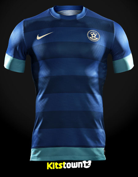印度国家队2013-14赛季主场球衣 © kitstown.com 球衫堂