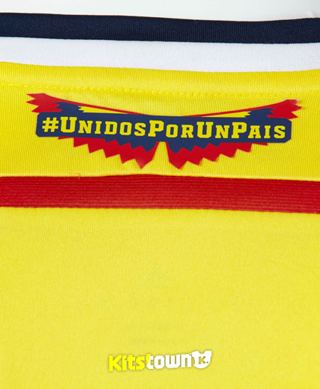 哥伦比亚国家队2014世界杯主场球衣 © kitstown.com 球衫堂