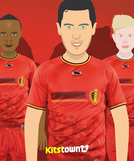比利时国家队2014世界杯主客场球衣 © kitstown.com 球衫堂