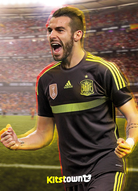 西班牙国家队2014世界杯客场球衣 © kitstown.com 球衫堂
