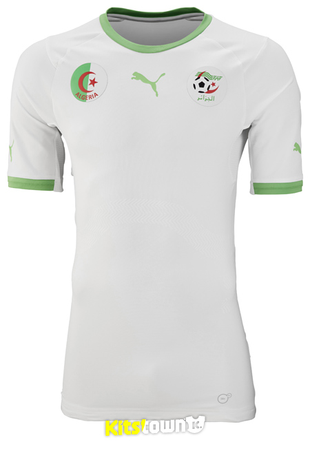 阿尔及利亚国家队2014世界杯主客场球衣 © kitstown.com 球衫堂
