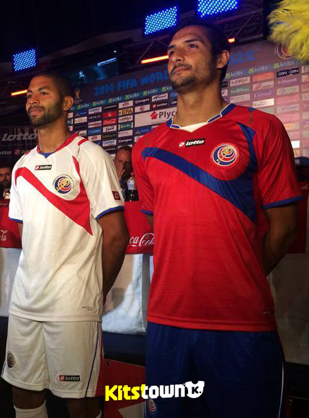 哥斯达黎加国家队2014世界杯主客场球衣 © kitstown.com 球衫堂