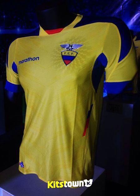 厄瓜多尔国家队2014世界杯主客场球衣 © kitstown.com 球衫堂