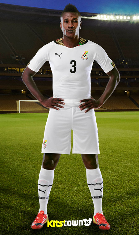 加纳国家队2014世界杯主客场球衣 © kitstown.com 球衫堂