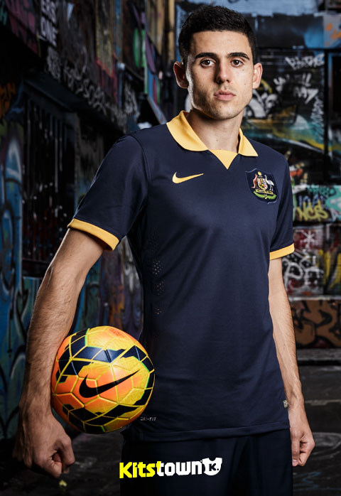 澳大利亚2014世界杯客场球衣 © kitstown.com 球衫堂