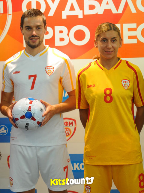 马其顿国家队2014-16赛季主客场球衣 © kitstown.com 球衫堂