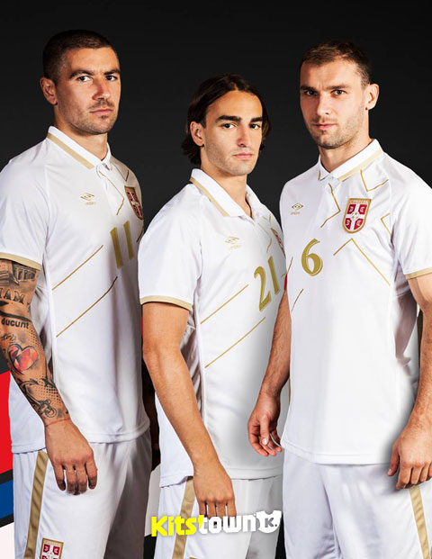 塞尔维亚国家队2014-16赛季客场球衣 © kitstown.com 球衫堂