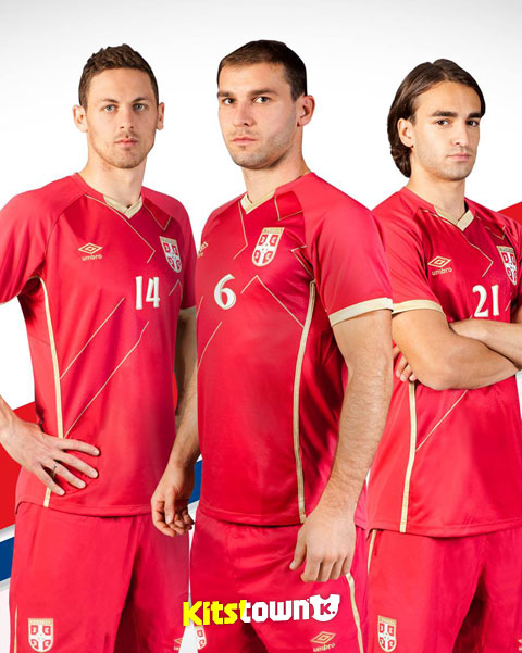 塞尔维亚国家队2014-16赛季主场球衣 © kitstown.com 球衫堂