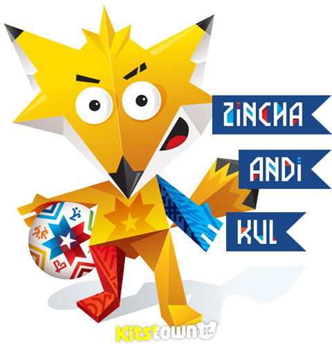 2015年智利美洲杯官方吉祥物 © kitstown.com 球衫堂
