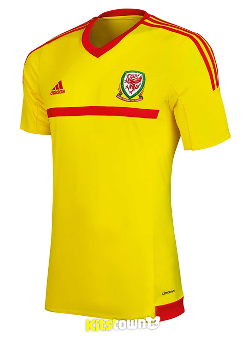 威尔士国家队2014-15赛季客场球衣 © kitstown.com 球衫堂