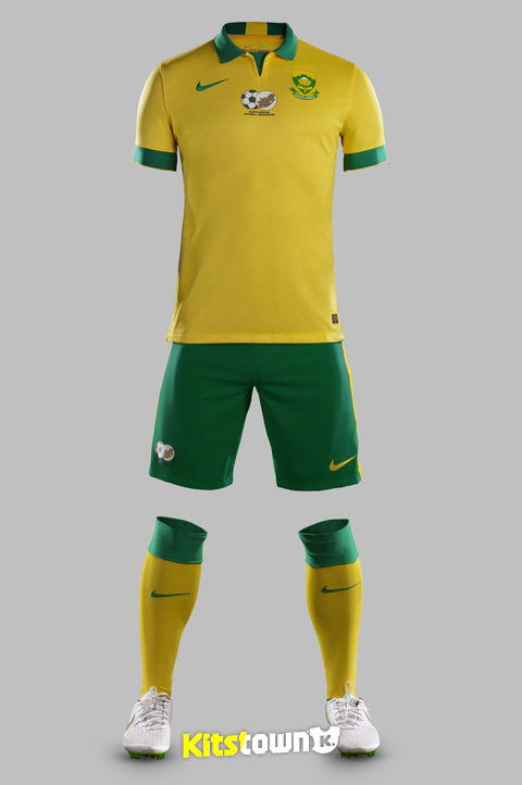 南非国家队2015赛季主客场球衣 © kitstown.com 球衫堂