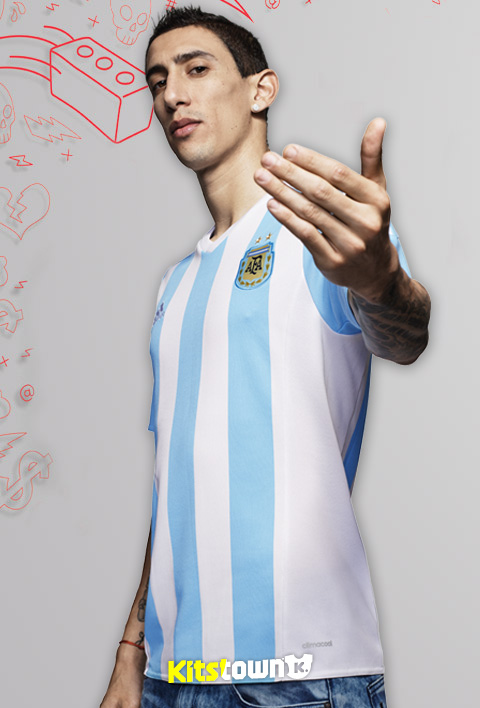 阿根廷国家队2015美洲杯主场球衣 © kitstown.com 球衫堂