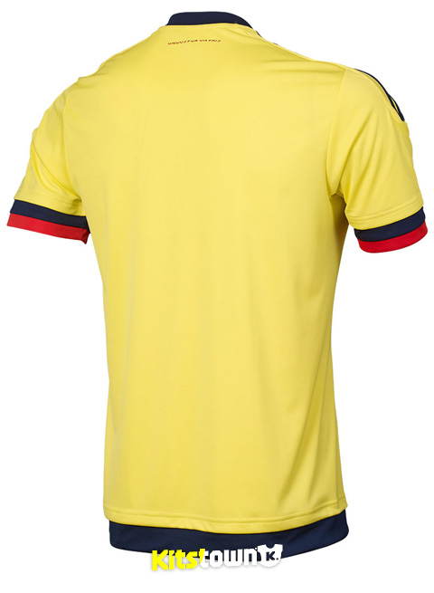 哥伦比亚国家队2015美洲杯主场球衣 © kitstown.com 球衫堂