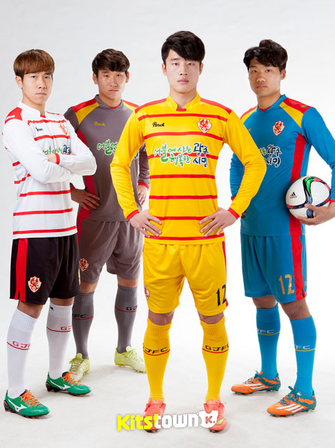 光州FC 2015赛季主客场球衣 © kitstown.com 球衫堂