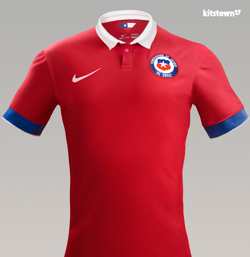 智利国家队2015-16赛季主客场球衣 © kitstown.com 球衫堂