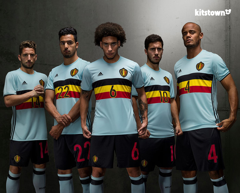 比利时国家队2016欧洲杯客场球衣 © kitstown.com 球衫堂