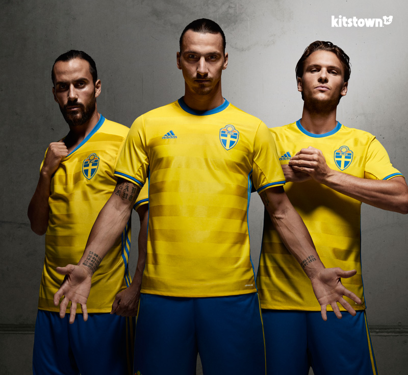 瑞典国家队2016年主场球衣 © kitstown.com 球衫堂
